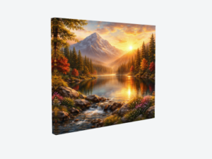 Fotografía en Lienzo Personalizado Bastidor Madera Pino 3.5cm "Bordes Espejo"